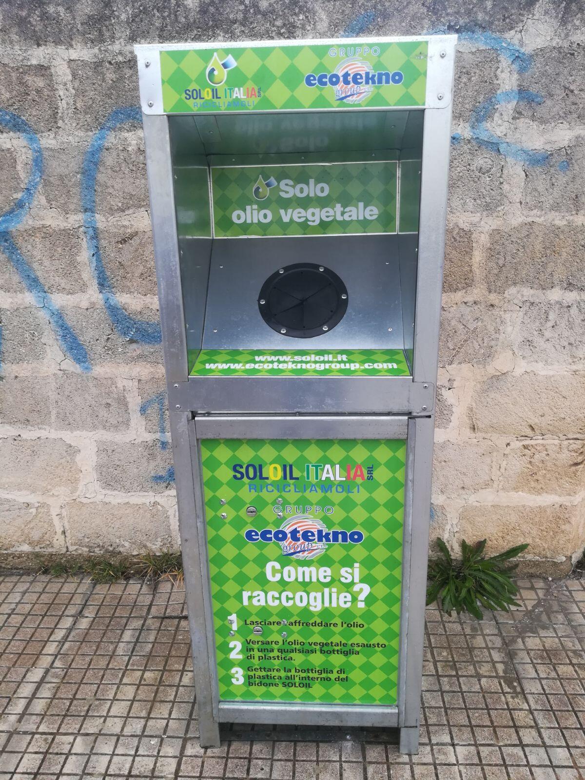 Caltagirone: servizio di raccolta oli vegetali esausti. A breve contenitori in città - 