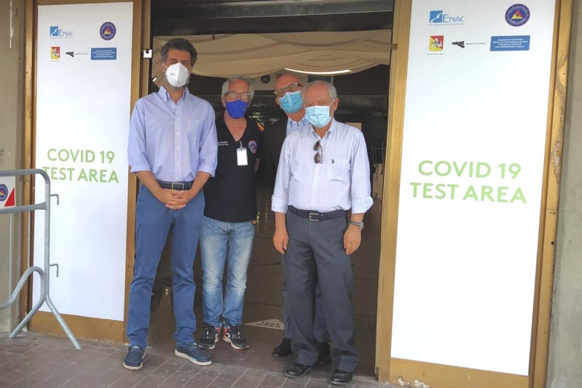 Test Covid all'aeroporto di Catania: apre l'area all'interno del terminal B - 