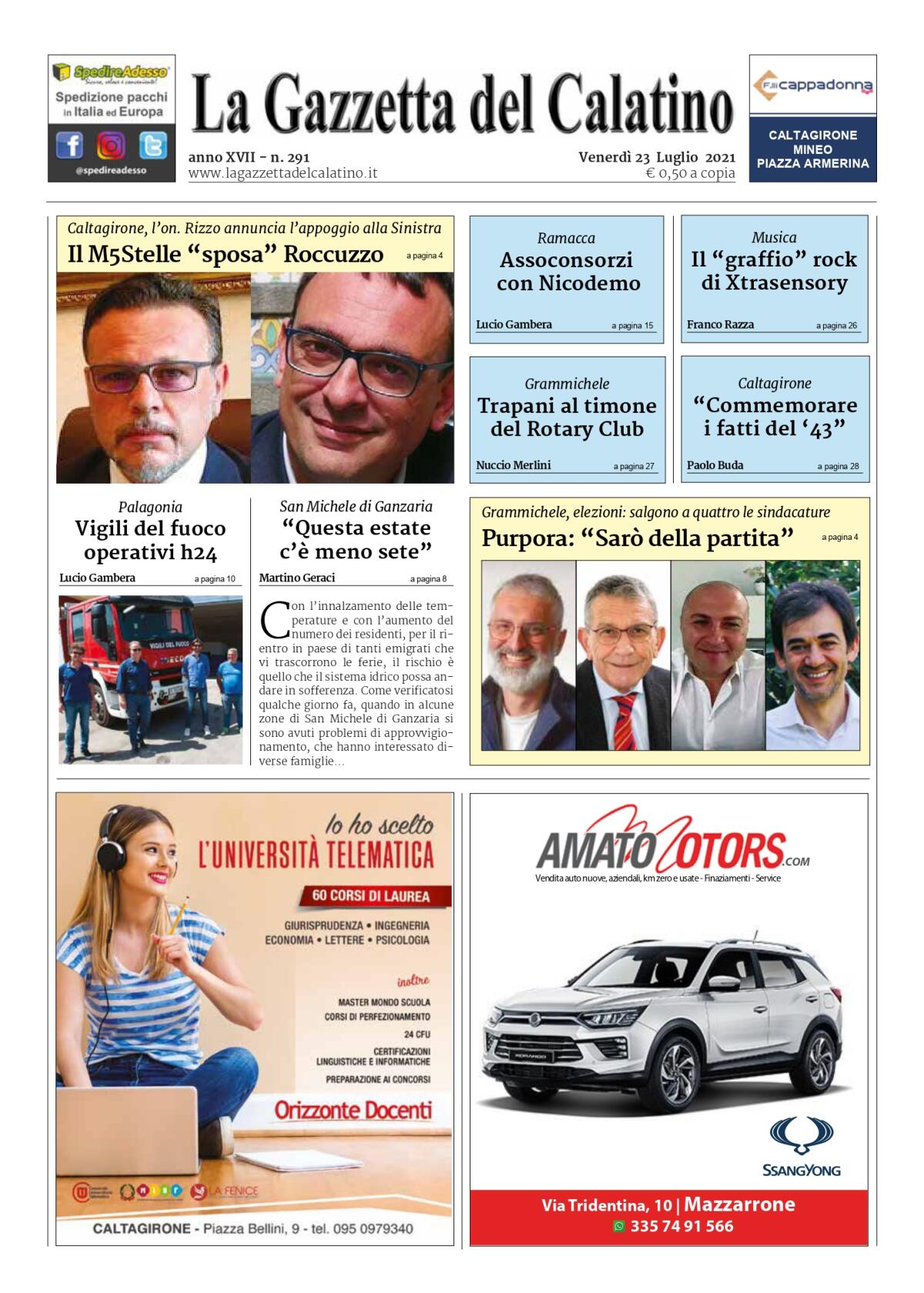 La Gazzetta del Calatino n° 291 - 