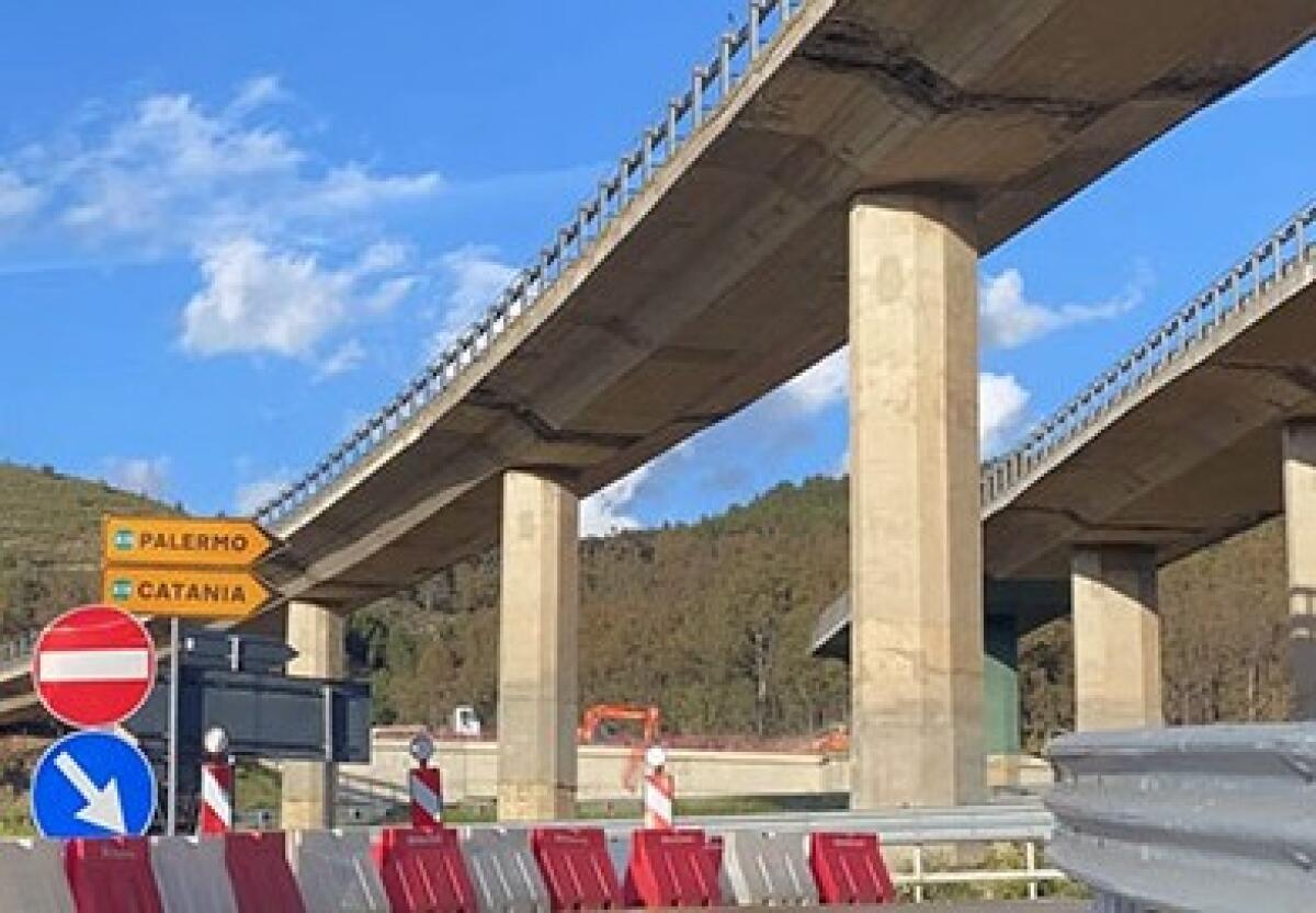 Viabilità: lavori di risanamento sulla Palermo- Catania, da martedì 26 ottobre chiuse le due rampe di entrata in autostrada da Enna - 