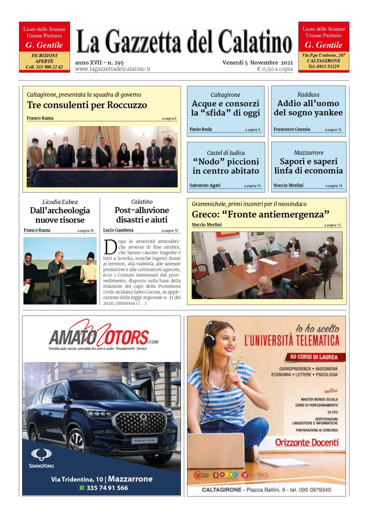 La Gazzetta del Calatino n°295 - 