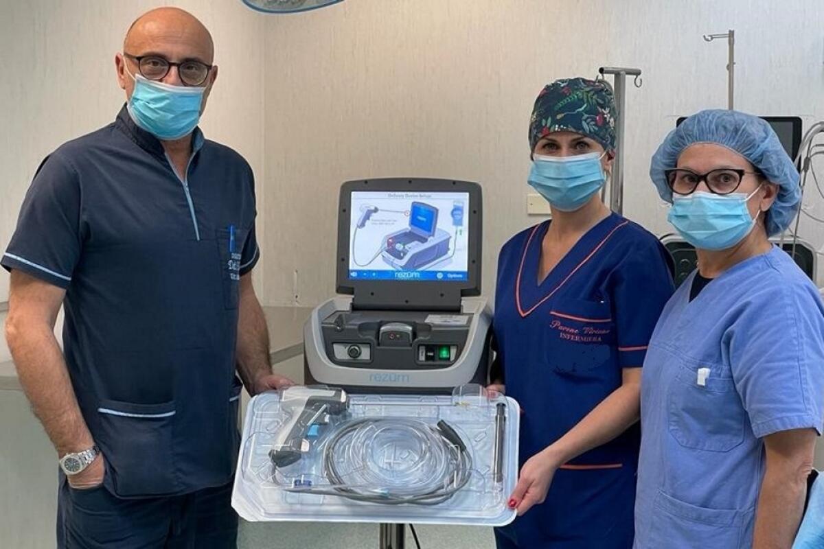 Caltagirone: nell'Unità Operativa di Urologia dell'Ospedale operativo il trattamento innovativo Rezum - 