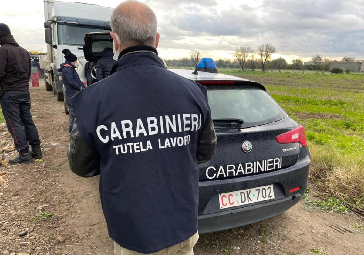Bilancio 2021 per il Nucleo Ispettorato del Lavoro di Catania del Comando Carabinieri - 