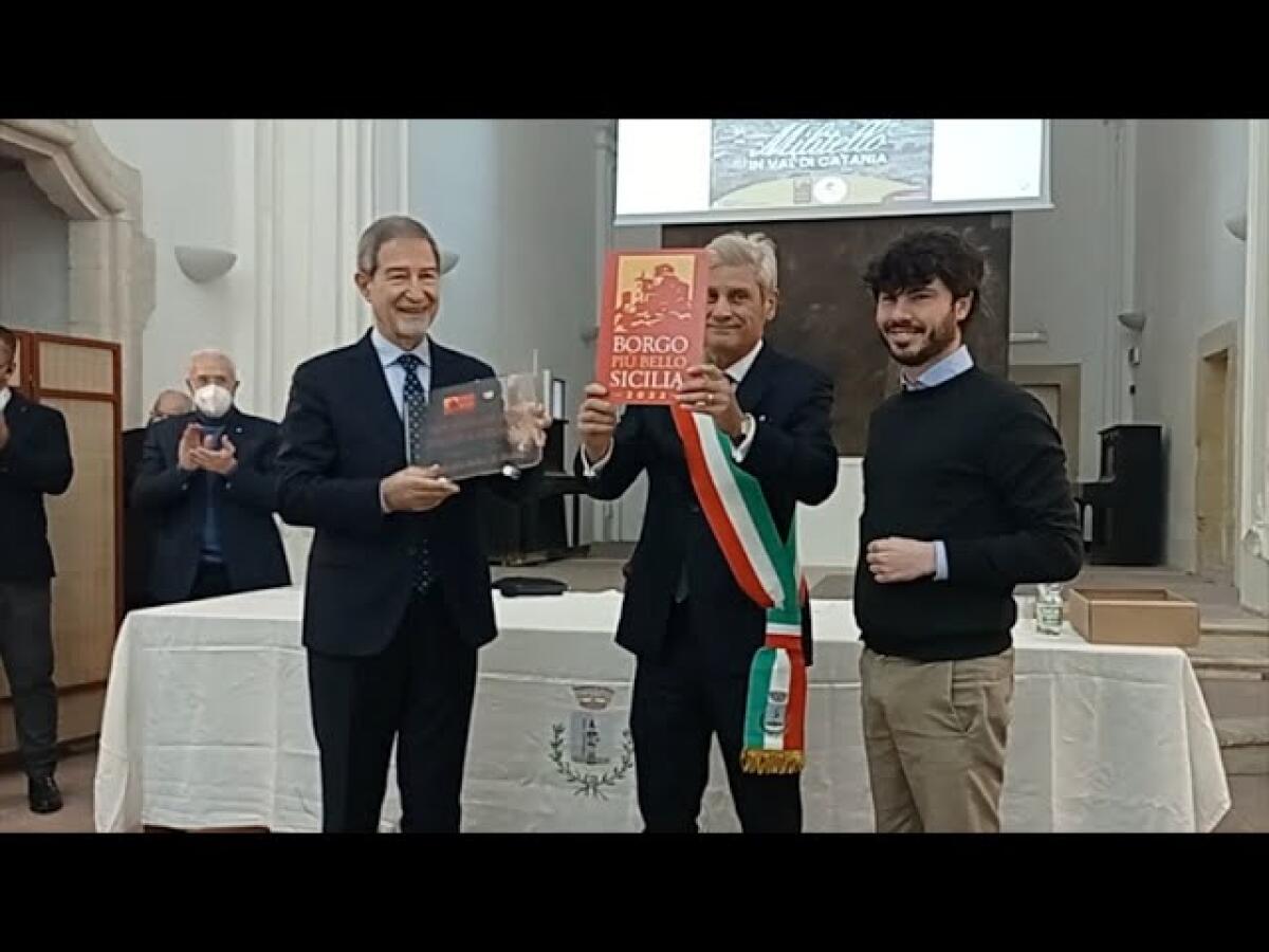 Militello, consegnato il riconoscimento "Borgo più bello di Sicilia" per il 2022 - 
