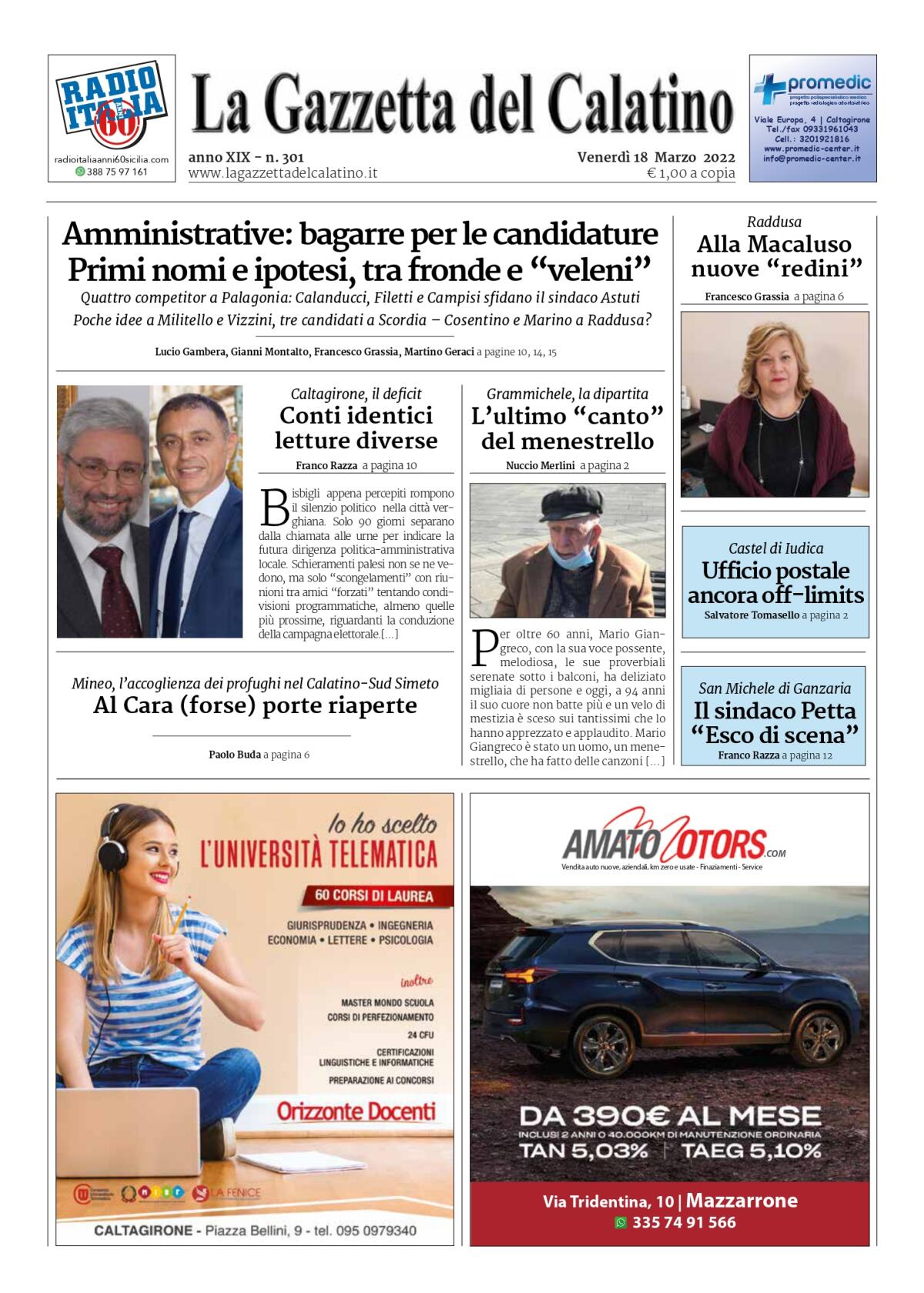 La Gazzetta del Calatino n° 301 - 