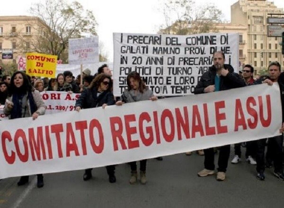 Caltagirone: i 25 Asu in servizio al Comune sono in stato di agitazione - 