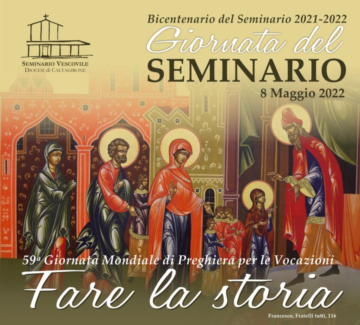 Caltagirone: domenica 8 maggio la Giornata del Seminario, dal tema "Fare la storia" - 