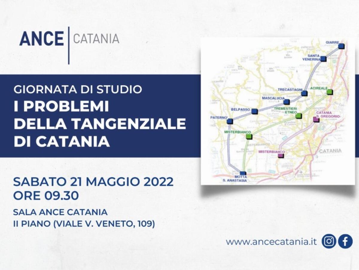Viabilità: criticità e soluzioni per la Tangenziale di Catania, sabato focus dell'Ance - 