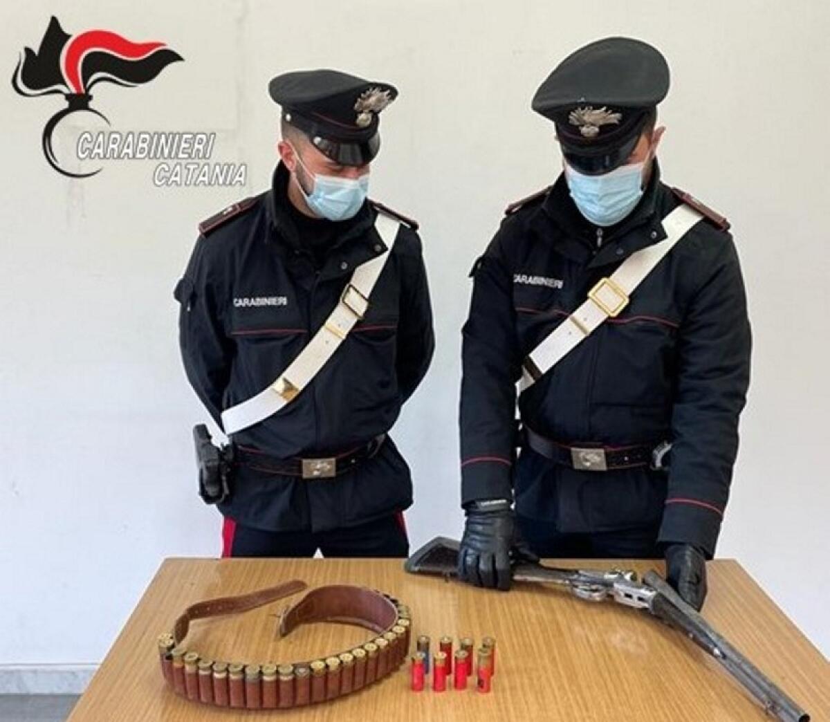 Raddusa: porto abusivo di arma clandestina e ricettazione. I Carabinieri arrestano un uomo di 29 anni - 