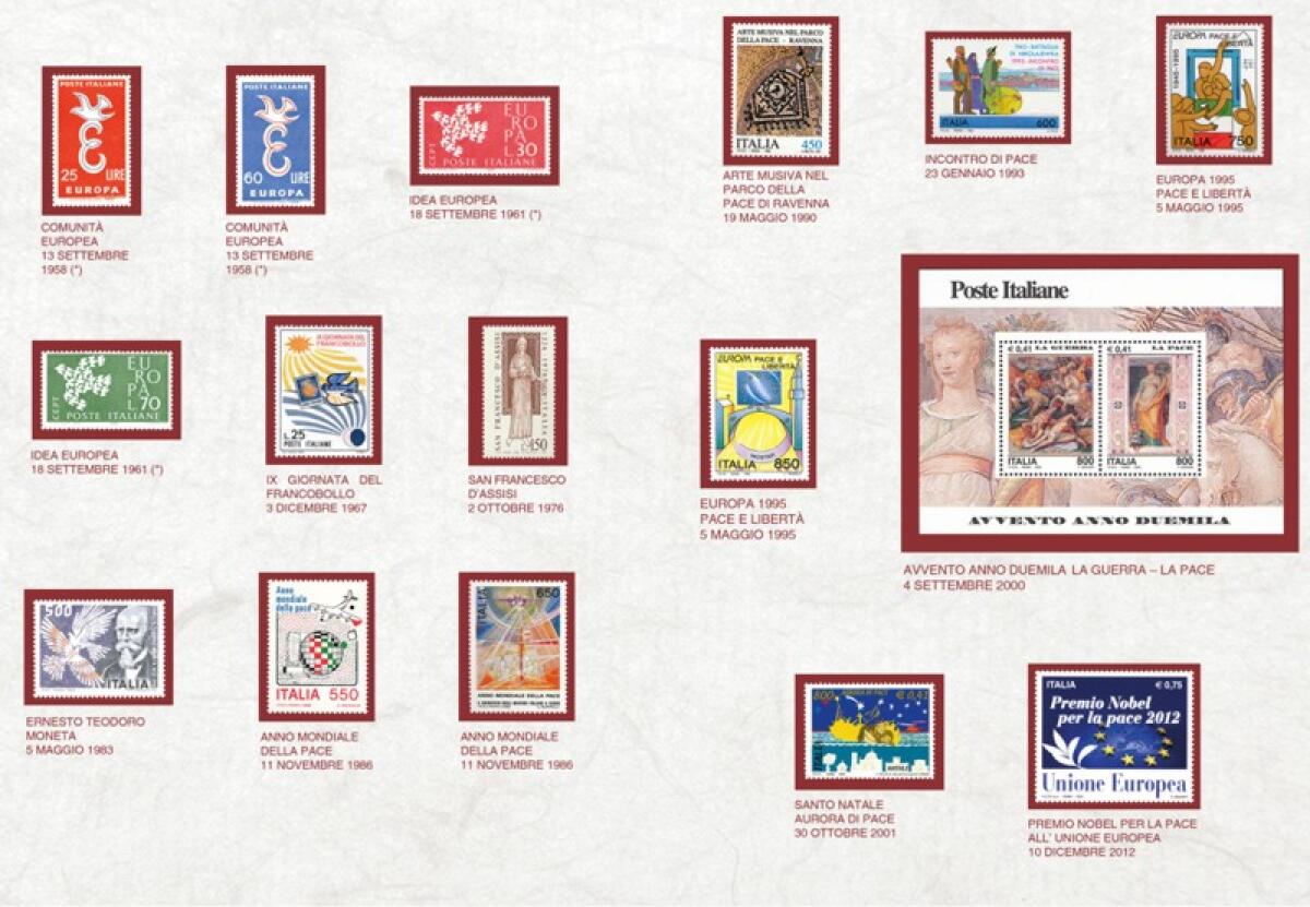 Caltagirone: negli uffici postali la cartella filatelica dedicata alla pace - 