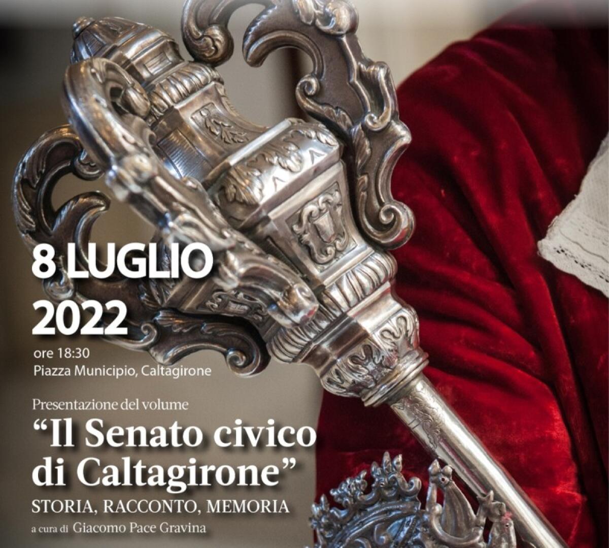 Caltagirone: venerdì in piazza Municipio la presentazione del volume “Il Senato civico di Caltagirone” - 