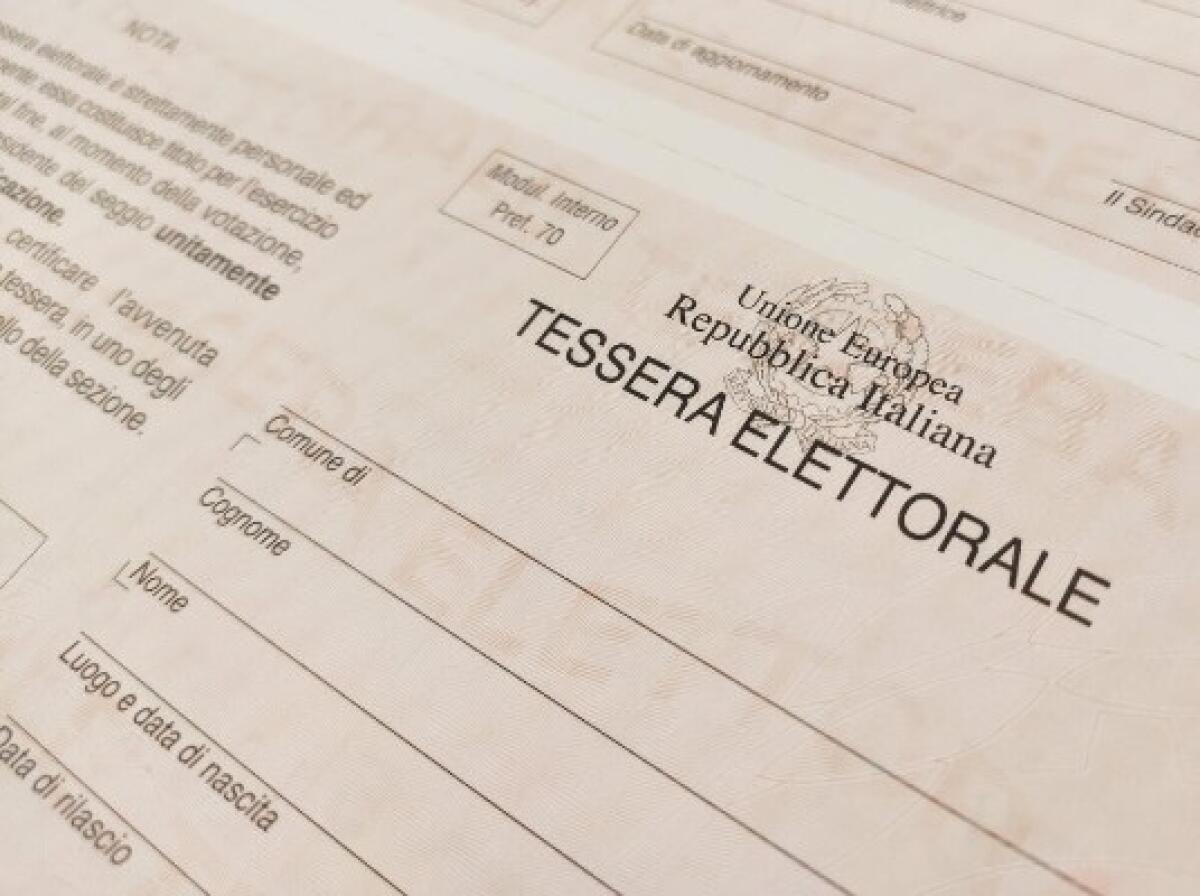 Caltagirone, elezioni del 25 settembre: rilascio attestato sostitutivo della tessera elettorale - 