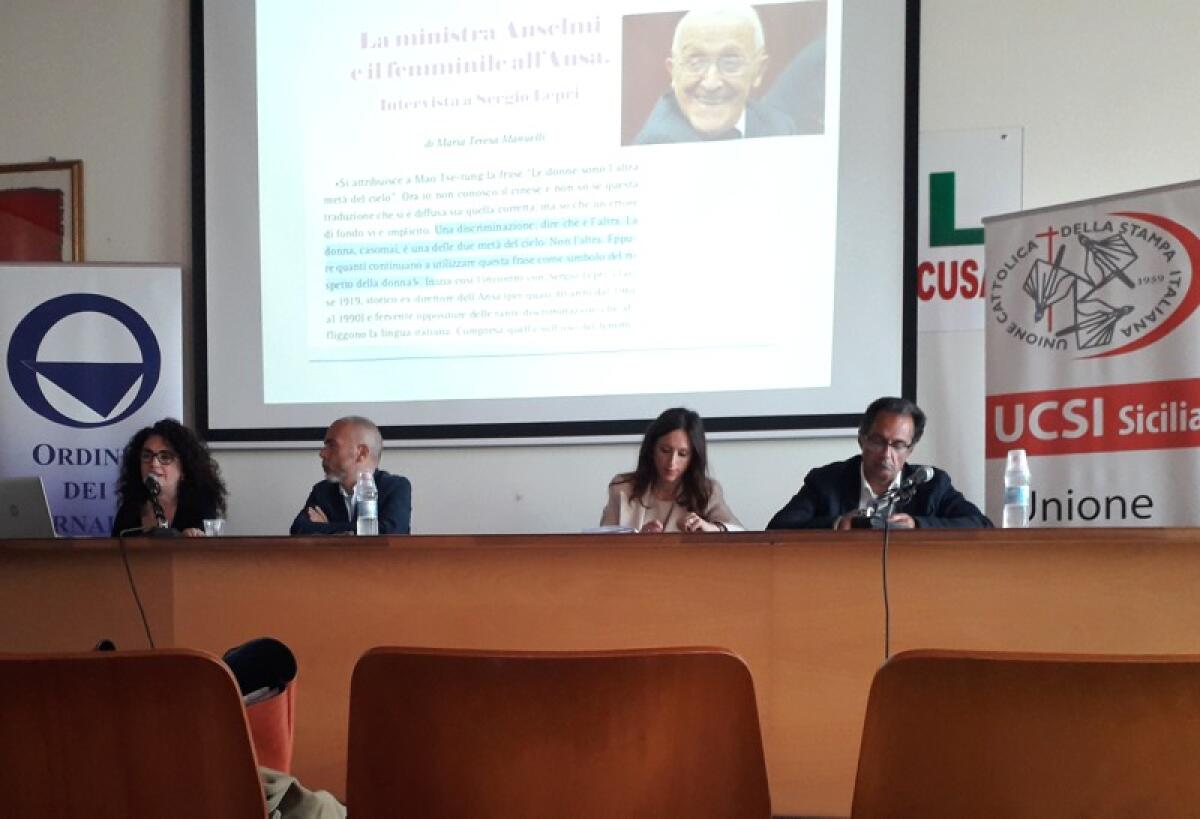 "Violenza sulle donne e Sessismo nell’informazione". Il tema del seminario dell'Ordine dei Giornalisti di Sicilia - 