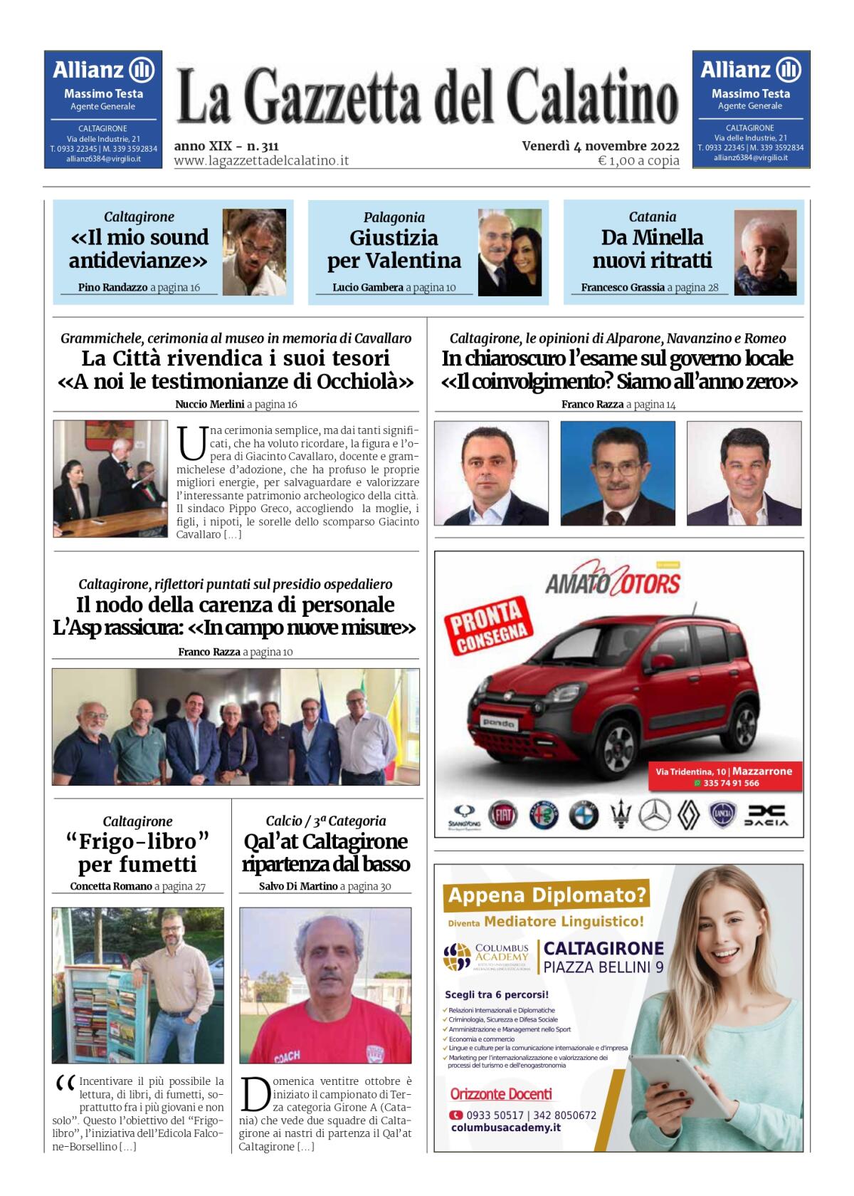 La Gazzetta del Calatino n° 311 - 