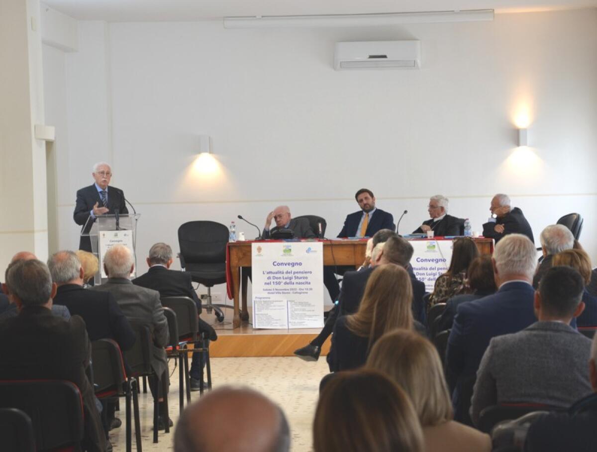 Caltagirone: "L’Attualità del pensiero di Don L. Sturzo nel 150° anniversario della nascita" - 