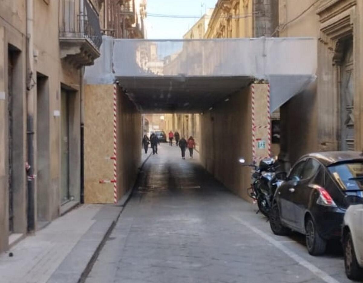 Caltagirone: la via Luigi Sturzo, chiusa per i danni del maltempo, riaperta al transito - 