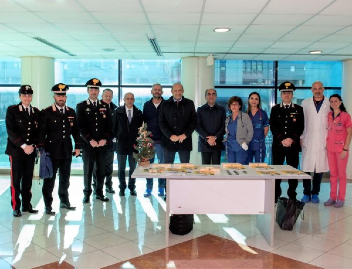 Ai piccoli degenti dell’Emato-Oncologia  del presidio “G.Rodolico” del Policlinico di Catania i doni dei Carabinieri - 