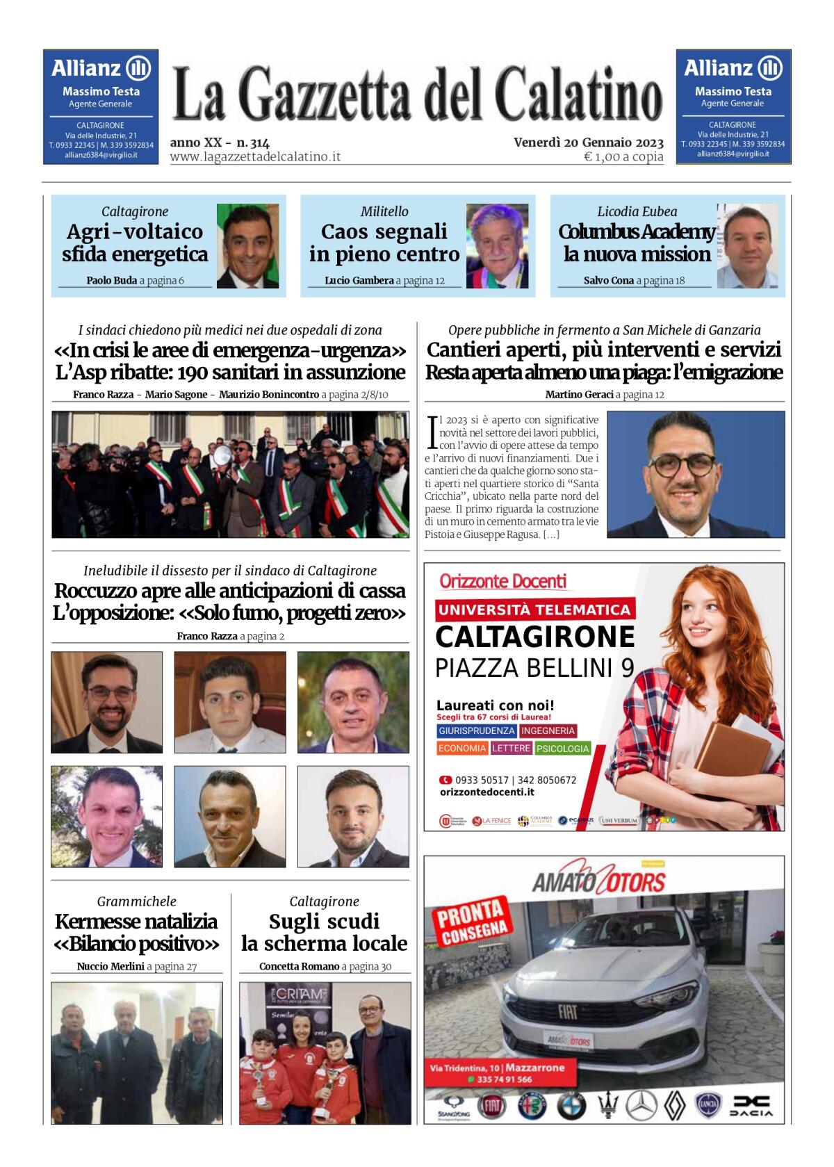 La Gazzetta del Calatino n° 314 - 