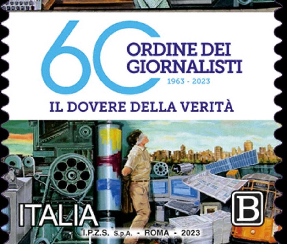 L’Ordine nazionale dei Giornalisti compie sessant'anni, emesso un francobollo celebrativo - 