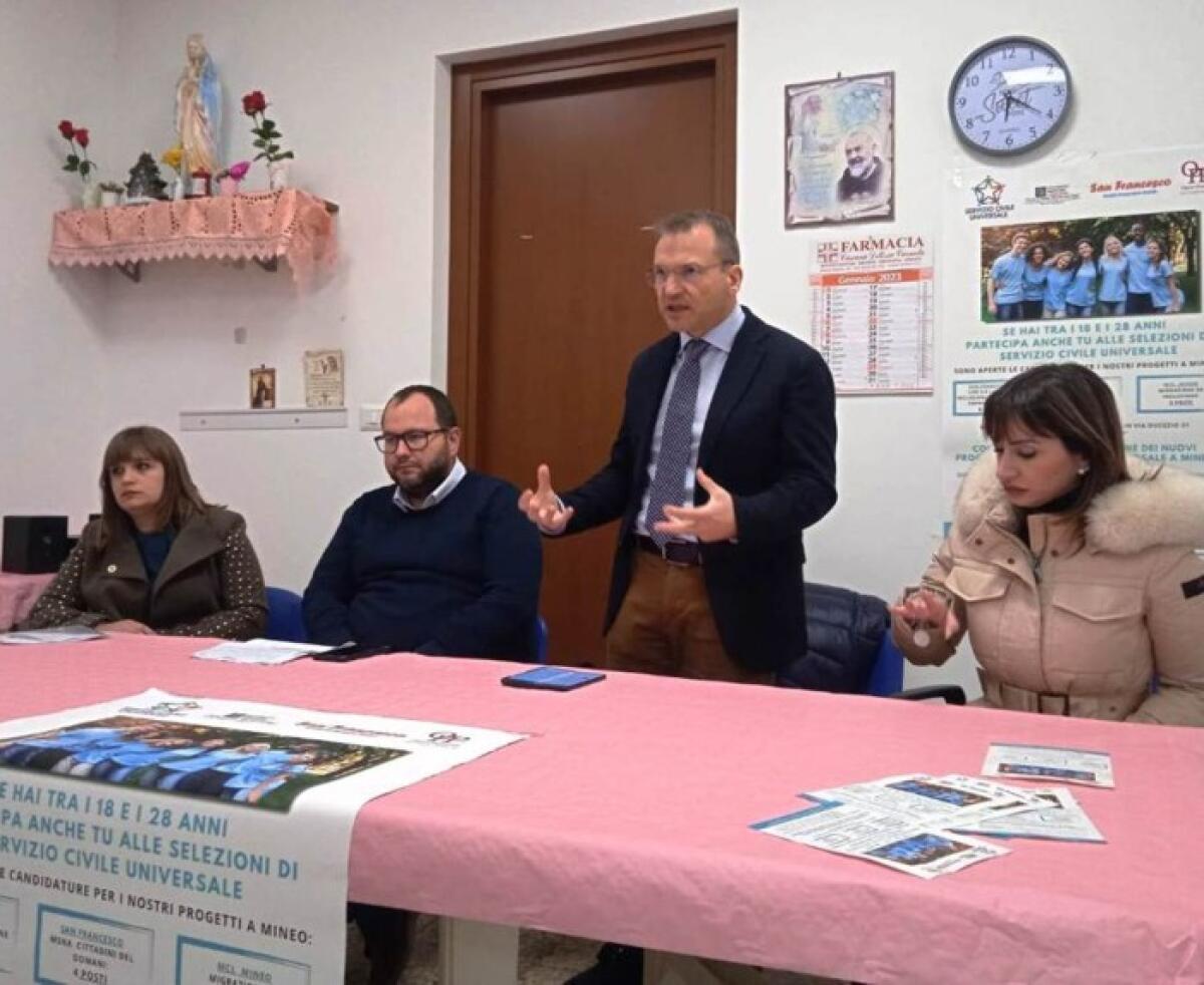 Mineo: presentati alcuni Progetti di Servizio Civile Universale che si realizzeranno nella città menenina - 