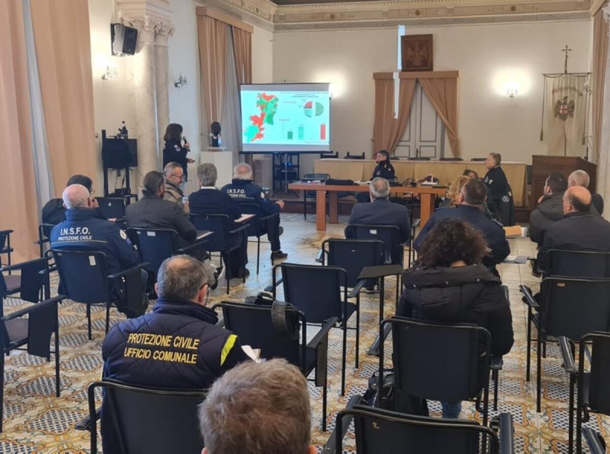 Caltagirone: al municipio un incontro formativo su "Funzionamento e attivazione del Coc e redazione dei piani di protezione civile" - 
