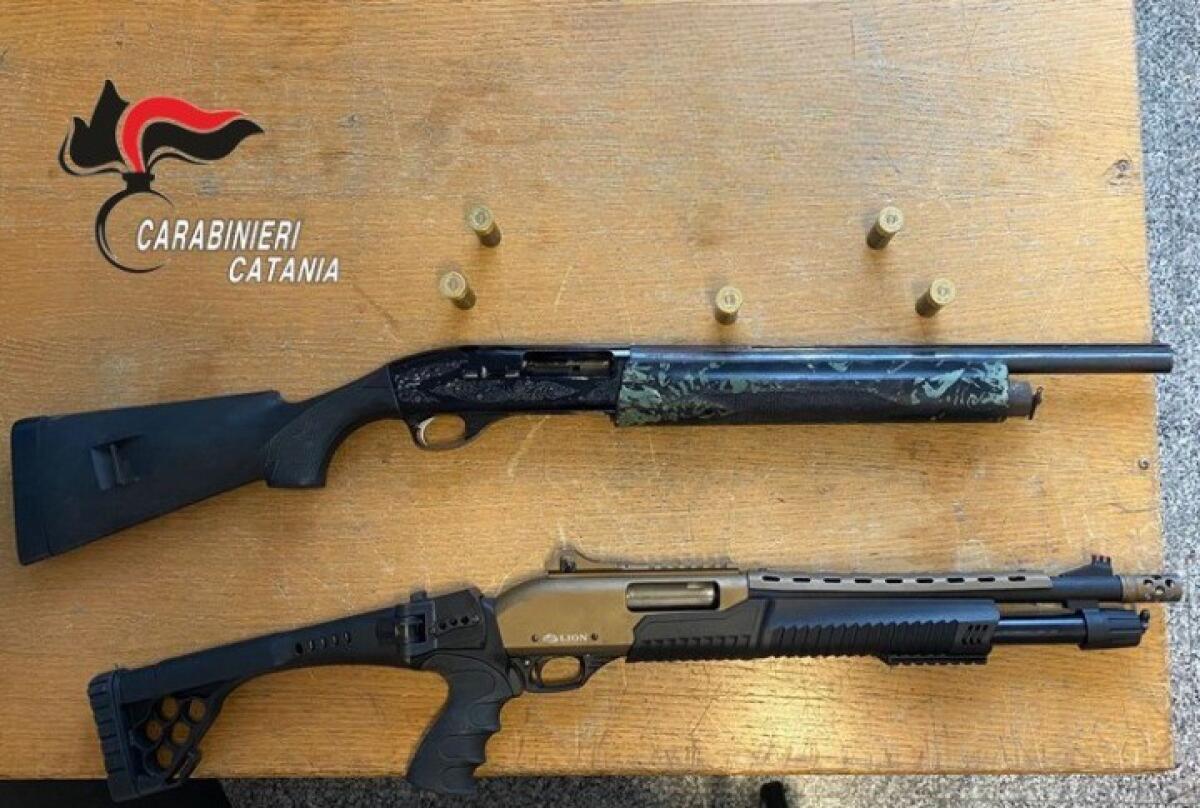 Palagonia: padre e figlio arrestati dai Carabinieri per detenzione di arma clandestina e ricettazione in corso - 
