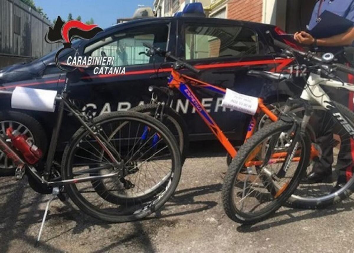 Scordia: i Carabinieri denunciano due ladri di biciclette rubate ad una 53enne - 