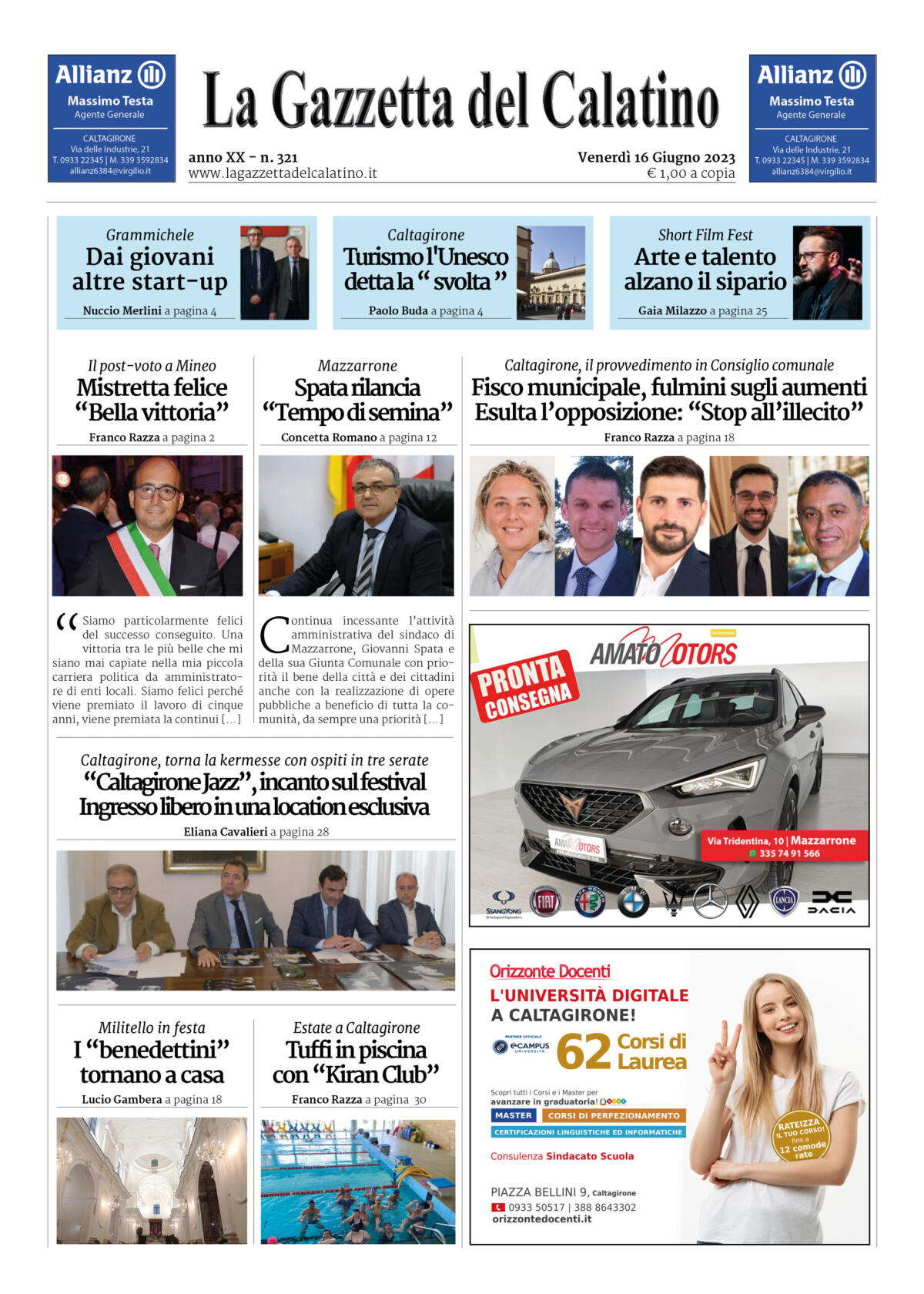 La Gazzetta del Calatino 321 - 