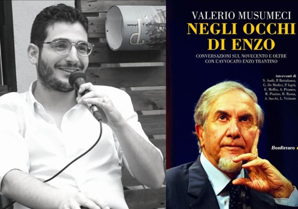 "Negli occhi di Enzo", Conversazioni sul Novecento e oltre con l‘avvocato Enzo Trantino. Sabato la presentazione - 