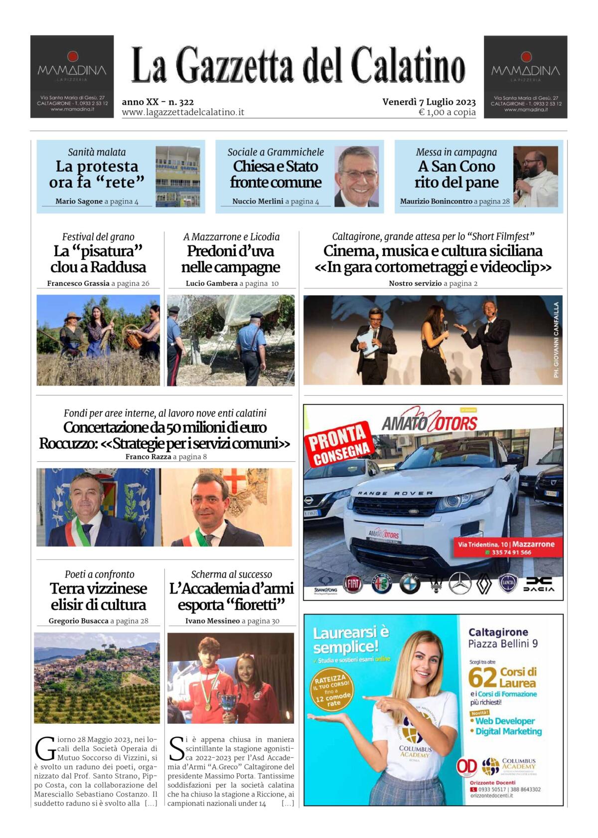 La Gazzetta del Calatino 322 - 
