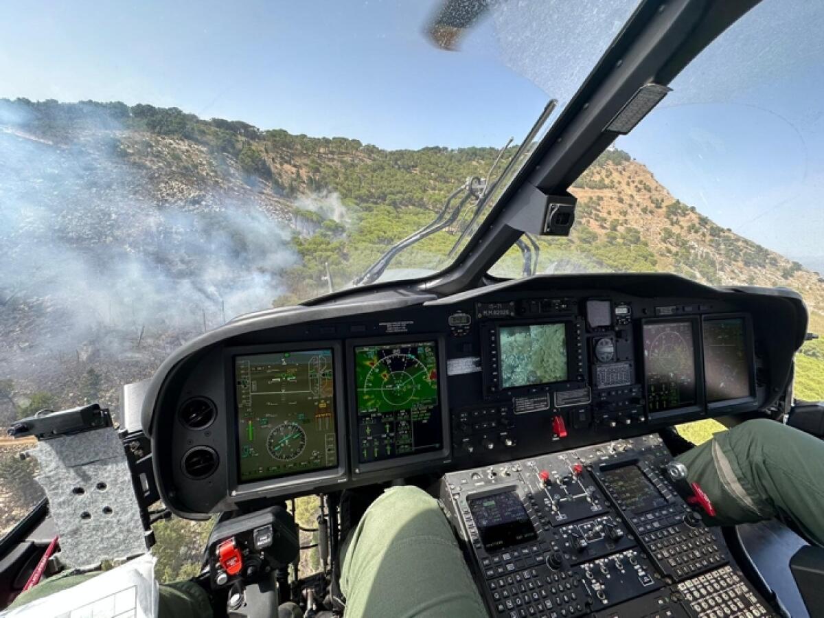 Incendi in Sicilia: dal 17 luglio oltre duecento interventi degli elicotteri dell’Aeronautica militare - 