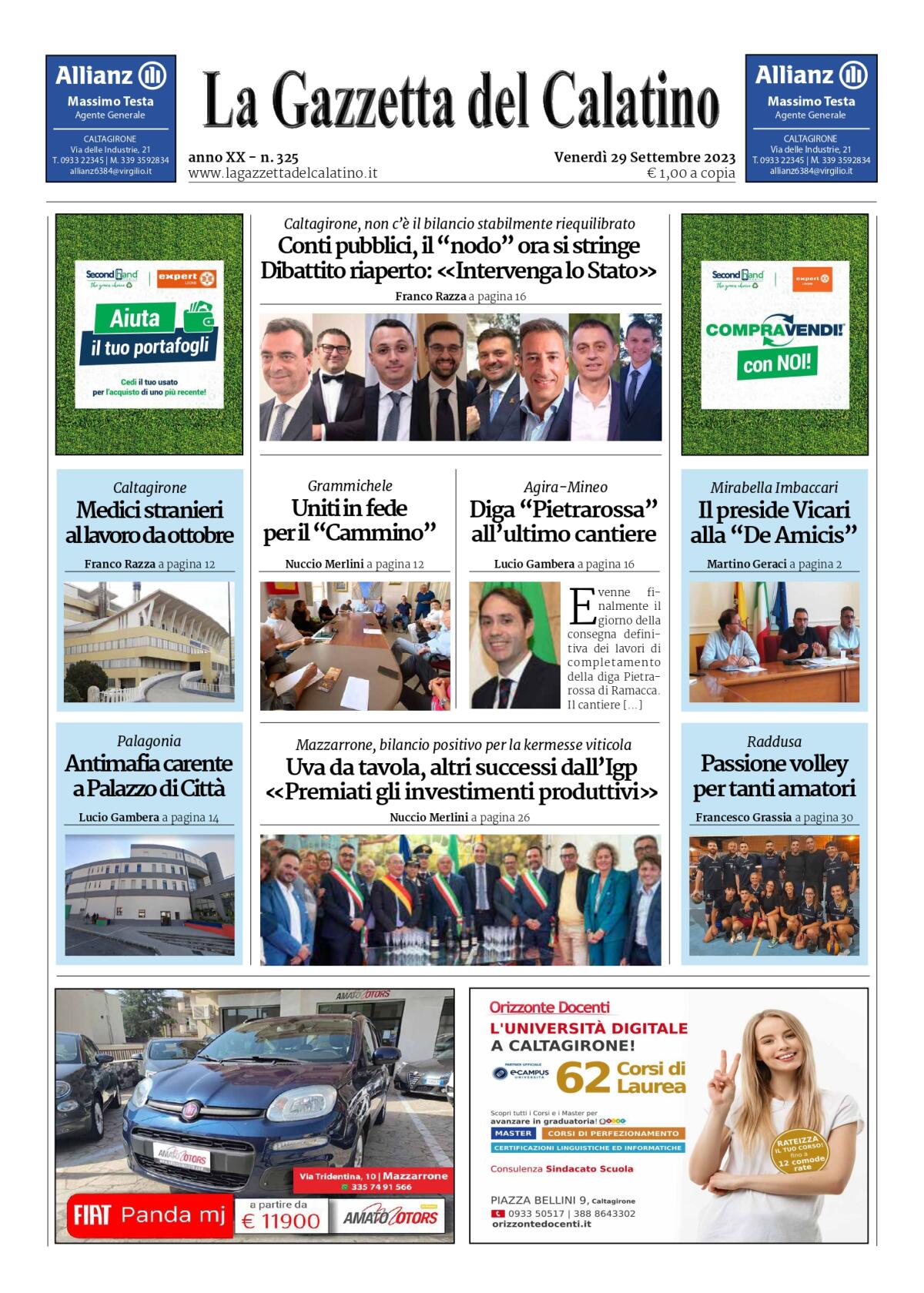 La Gazzetta del Calatino N° 325 - 