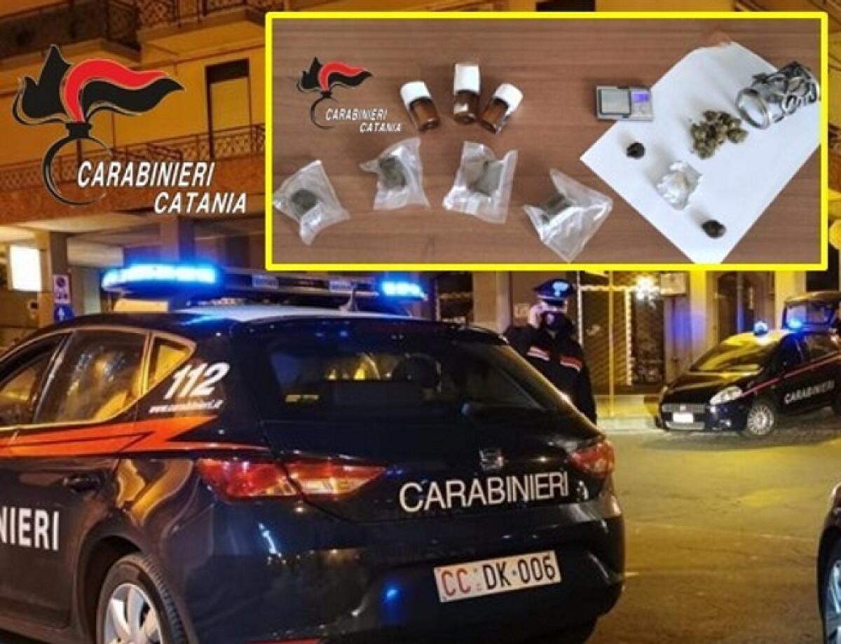San Michele di Ganzaria: i Carabinieri arrestano un 33enne per detenzione di sostanze stupefacenti ai fini di spaccio - 