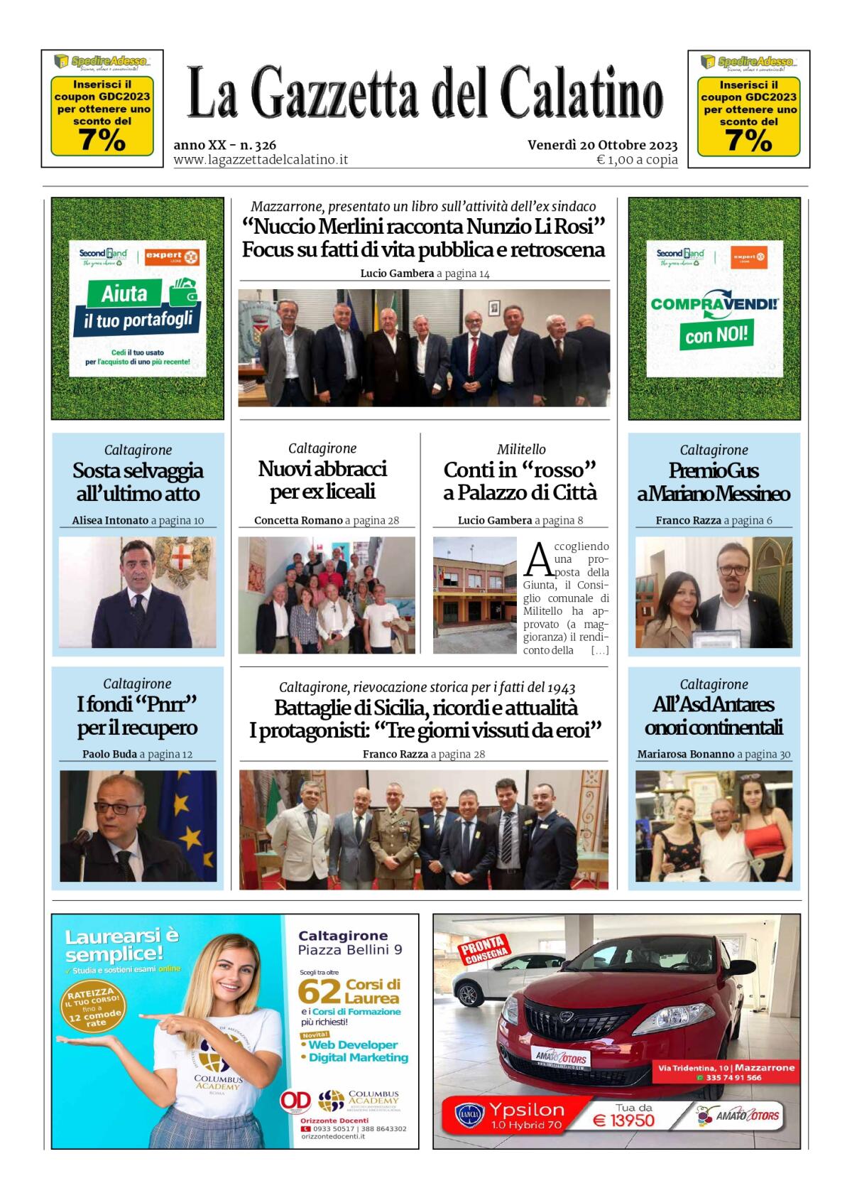 La Gazzetta del Calatino N° 326 - 