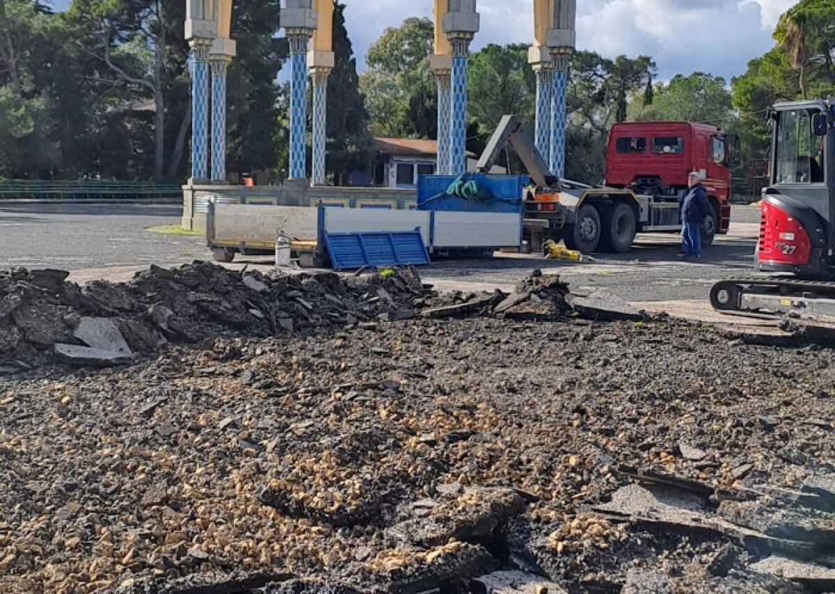 Caltagirone: i lavori di restyling della Villa comunale saranno completati entro l'inizio dell'estate 2024 - 