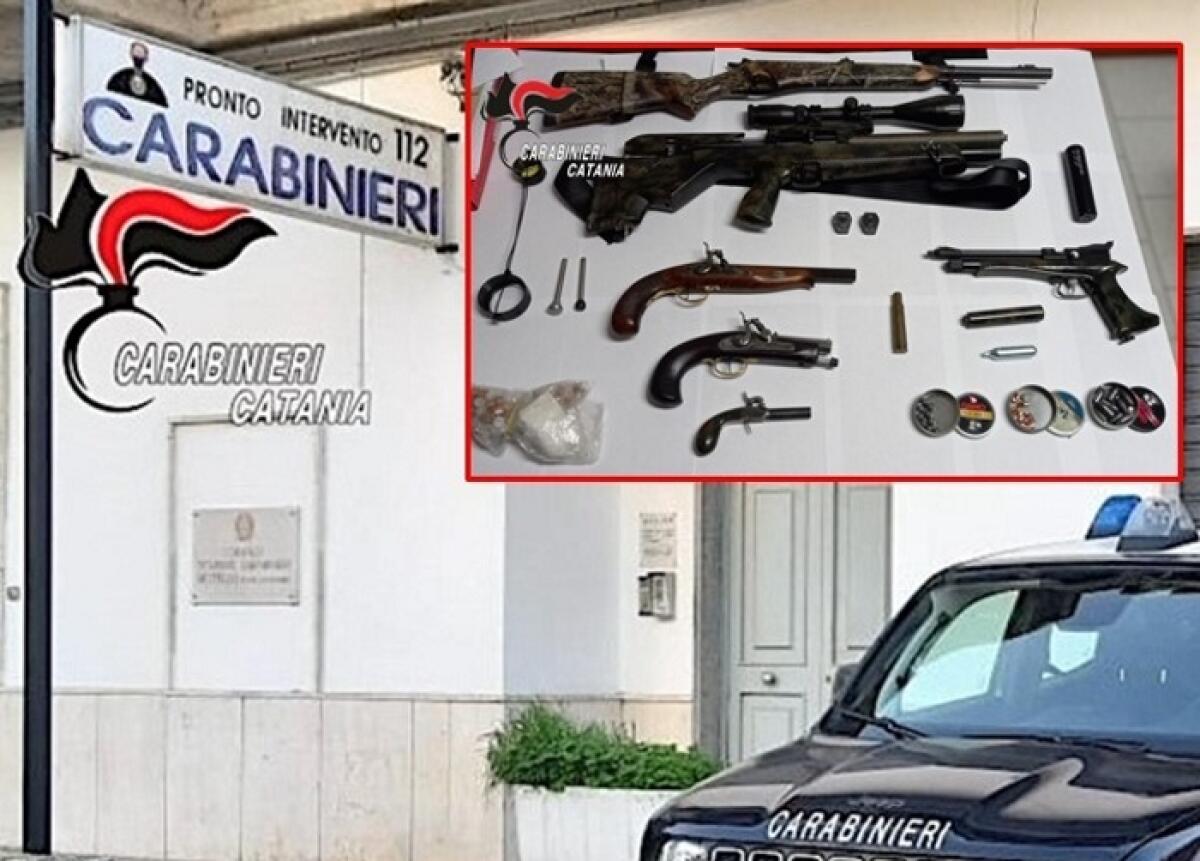 Militello: i Carabinieri denunciano un 50enne per armi e droga - 