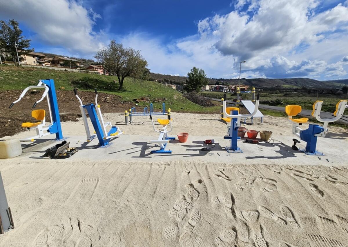 Vizzini: la prima palestra all'aperto all'interno di un preesistente spazio verde sito in Viale Buccheri - 