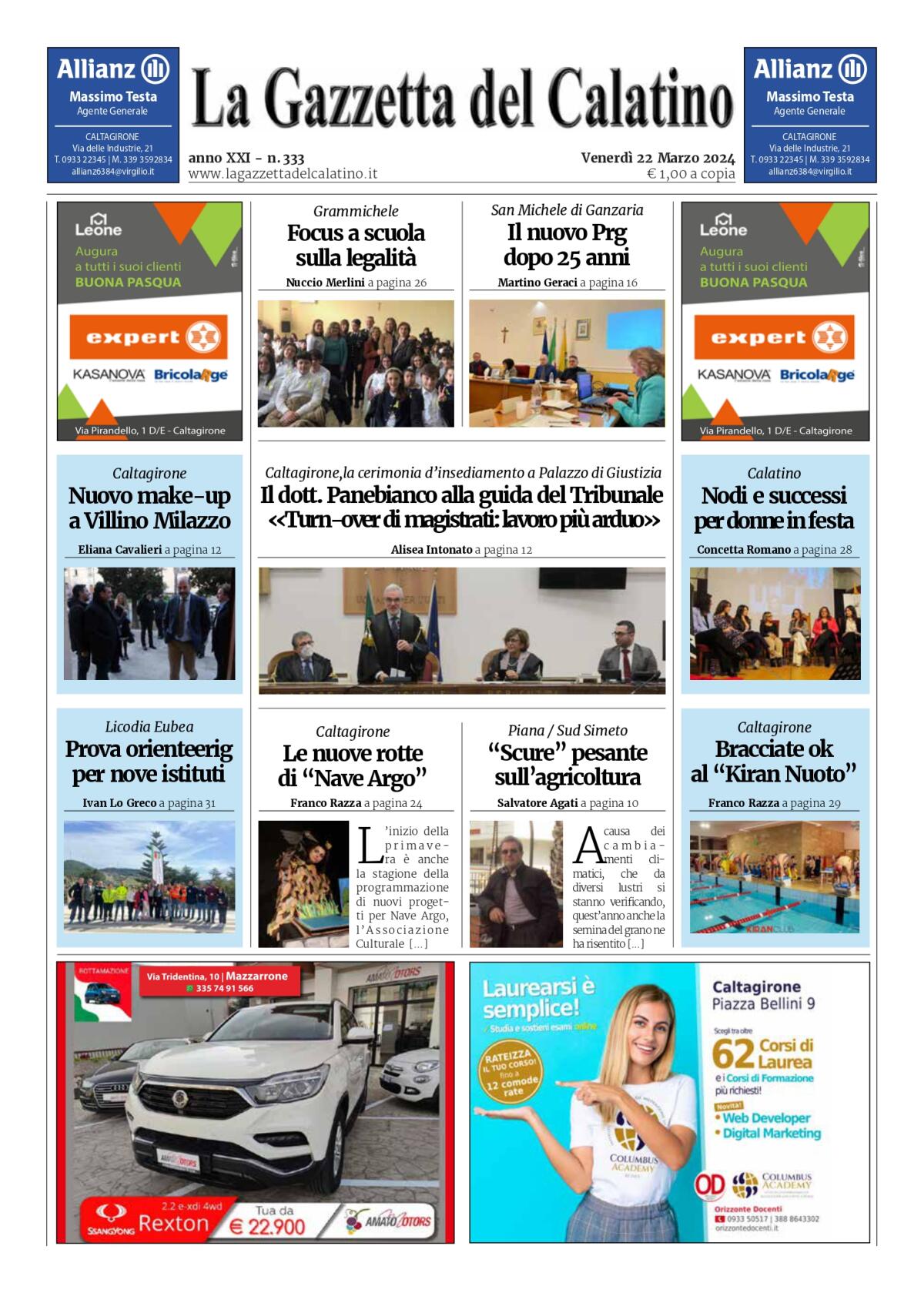 La Gazzetta del Calatino n° 333 - 
