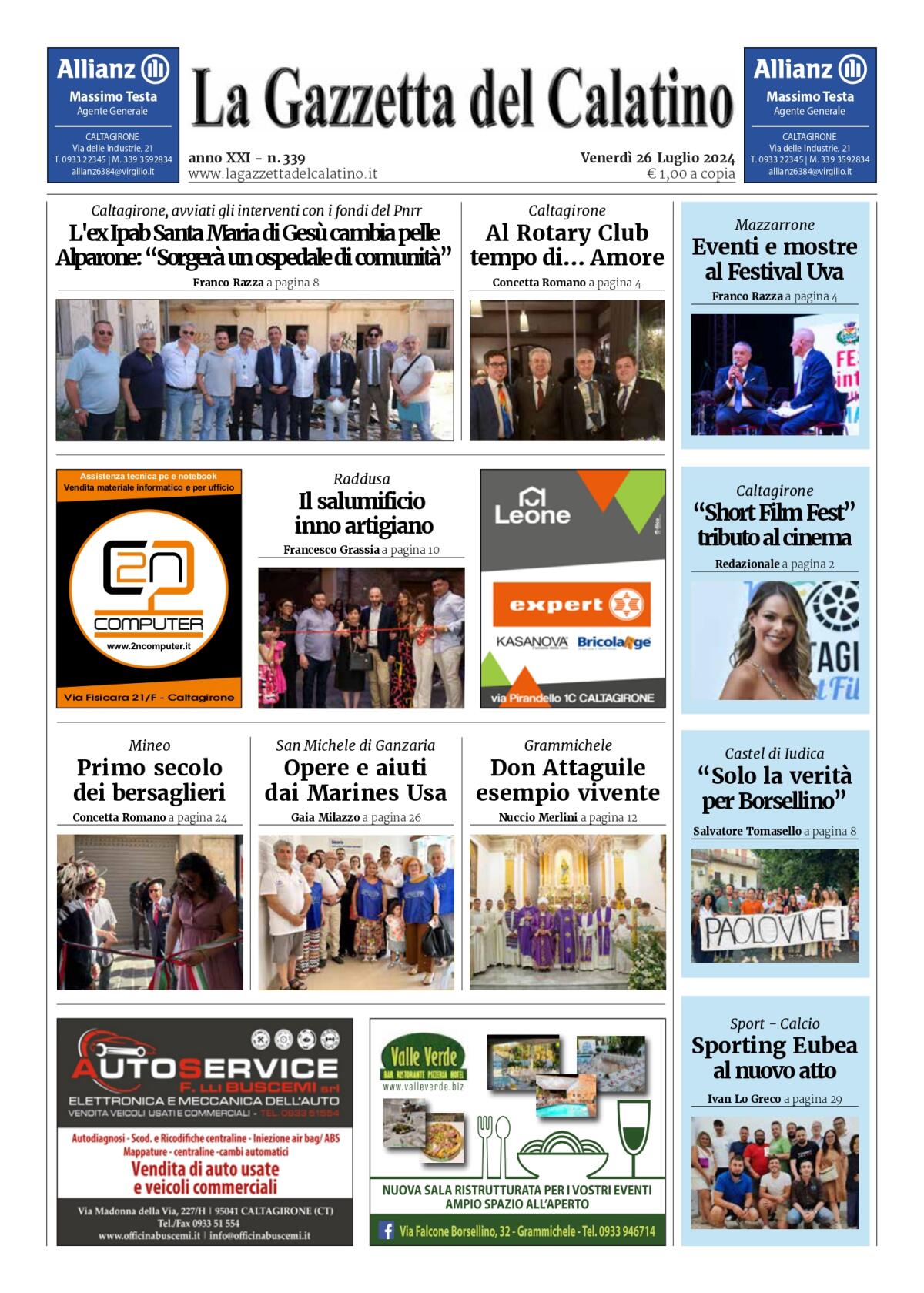 La Gazzetta del Calatino n°339 - 