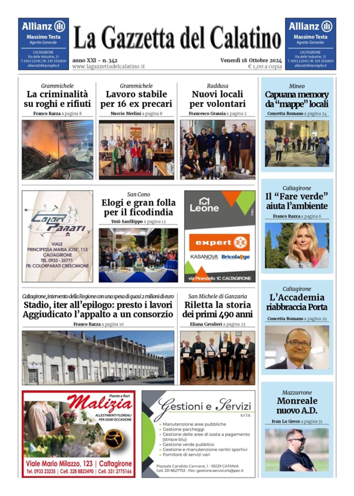 La Gazzetta del Calatino n°342 - 
