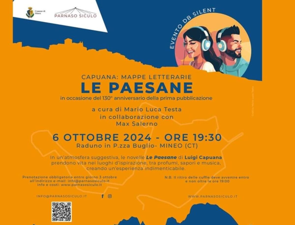 Mineo: Capuana, Mappe Letterarie - Le Paesane, domenica 6 ottobre passeggiata immersiva nei vicoli suggestivi - 