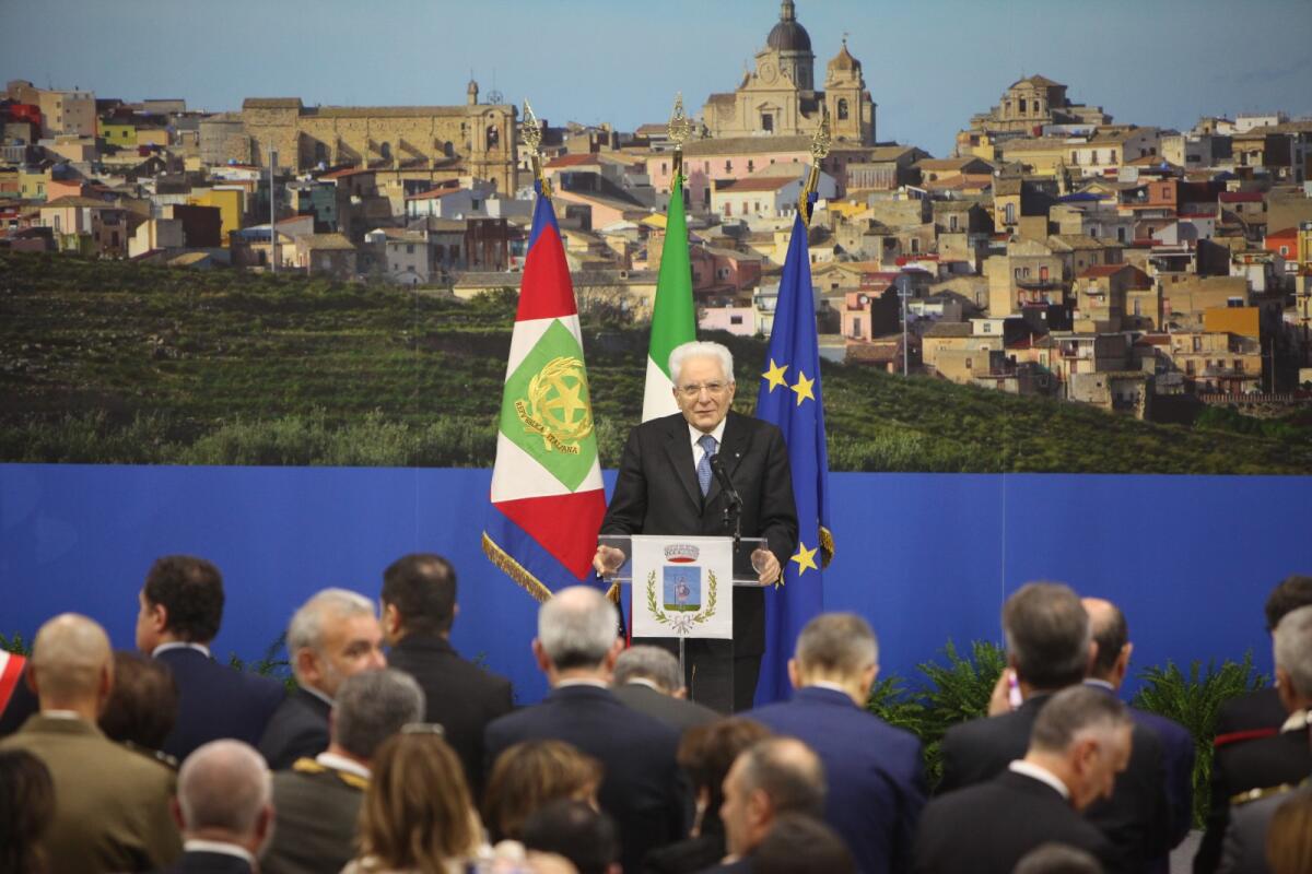 Il monito del presidente Mattarella a Militello: «Più collegamenti e servizi nelle aree interne del Paese» - 