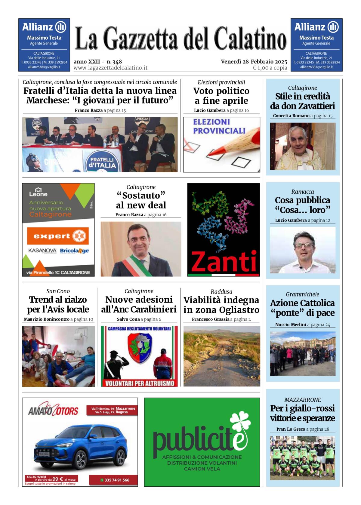 La Gazzetta del Calatino n° 348 - 
