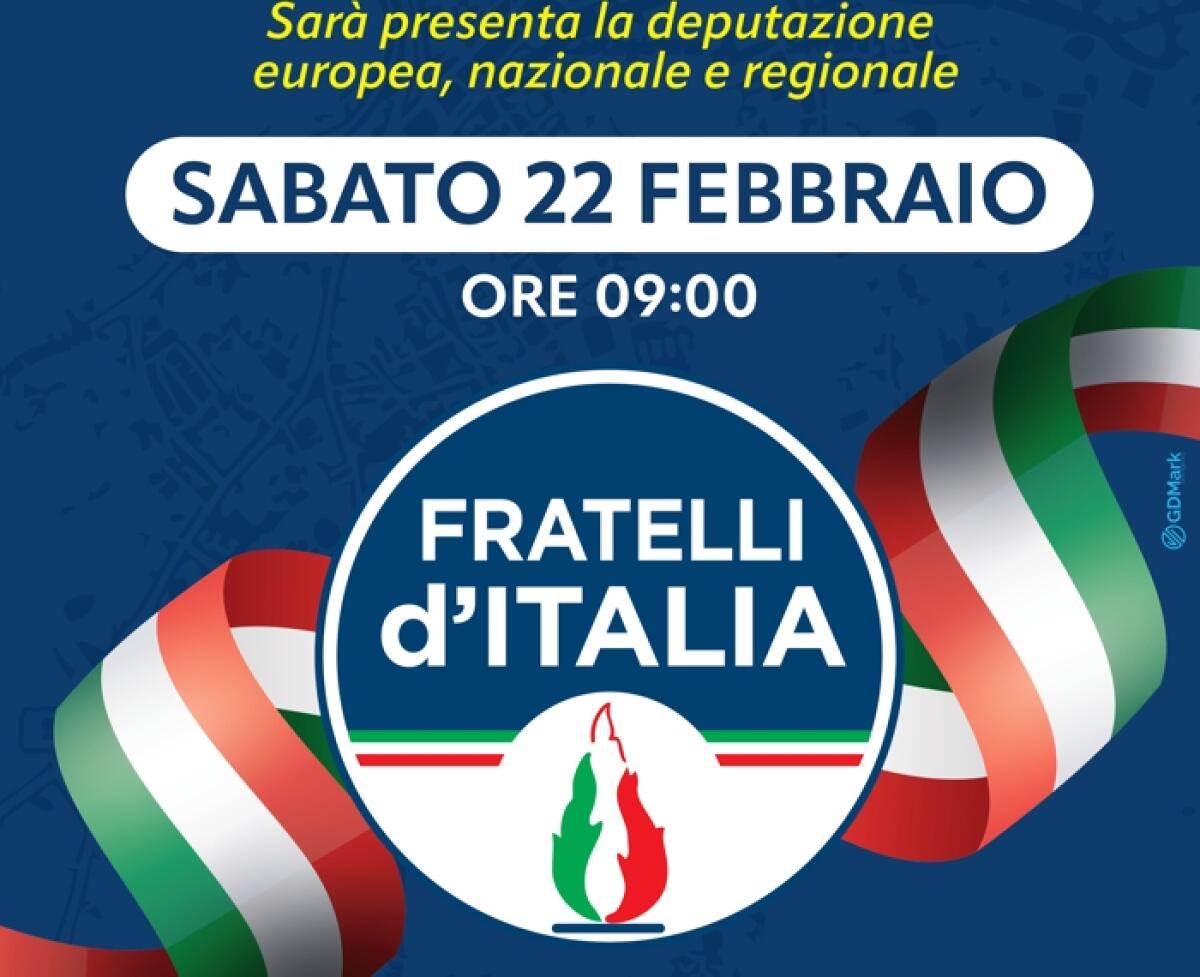 Caltagirone: sabato 22 febbraio alle ore 9 all'Hotel "Villa Sturzo" il congresso comunale di Fratelli d'Italia - 