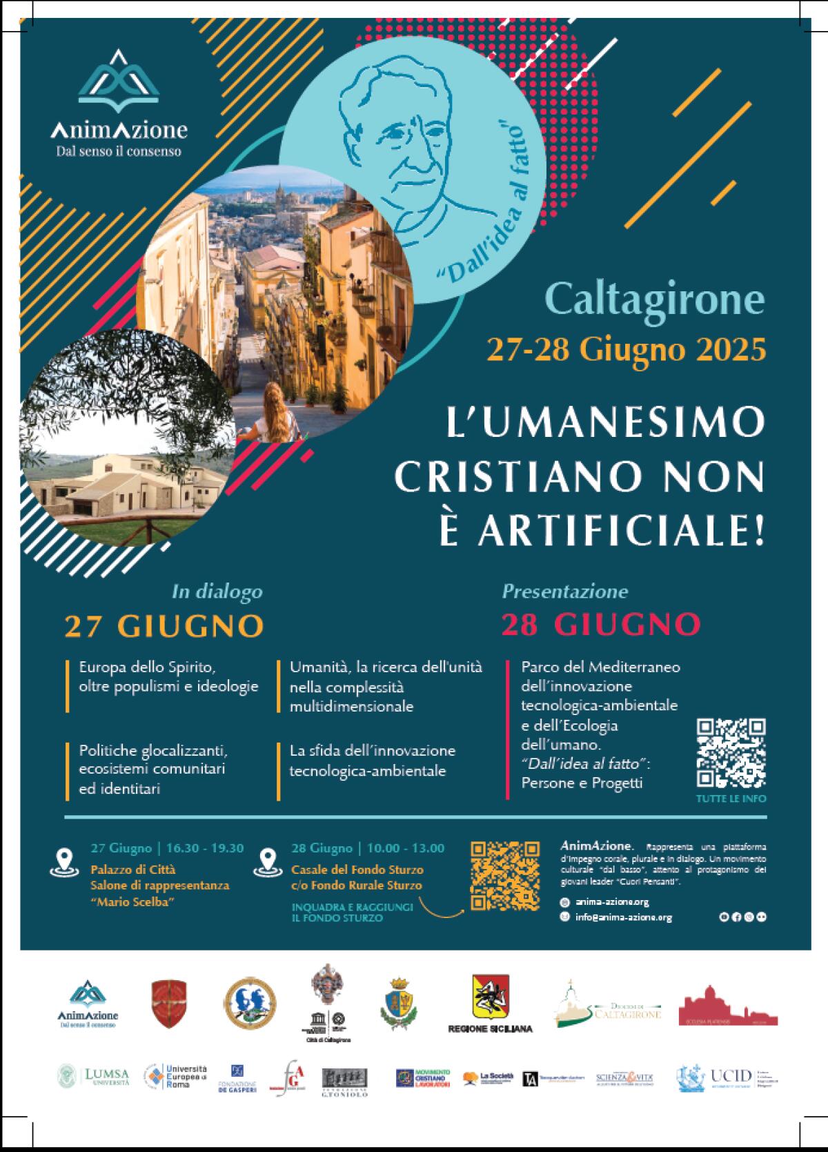 Caltagirone ospita due giornate di cultura e impegno sociale con “AnimAzione” e la Fondazione Mons. Di Vincenzo - 