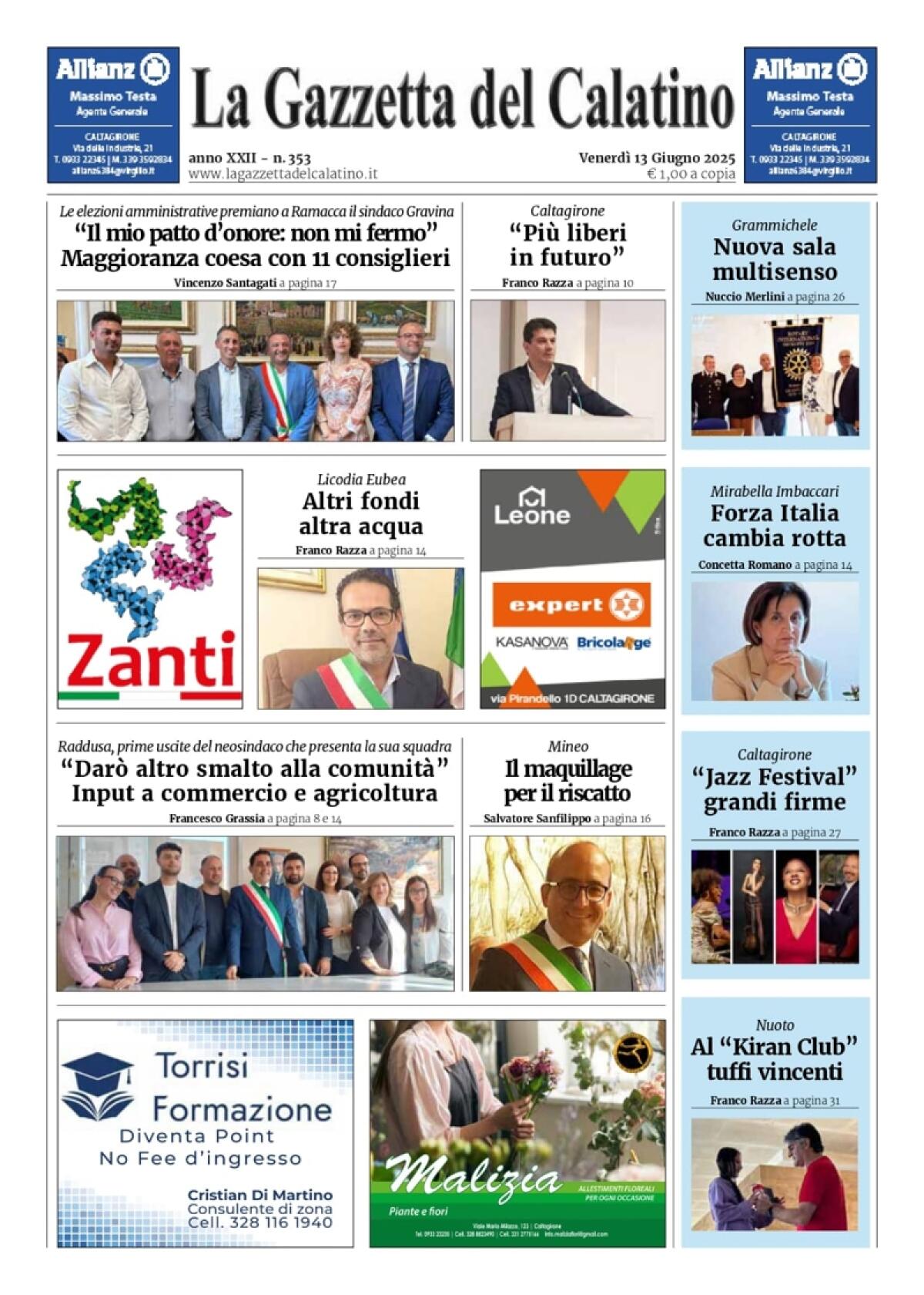La Gazzetta del Calatino n° 353 - 