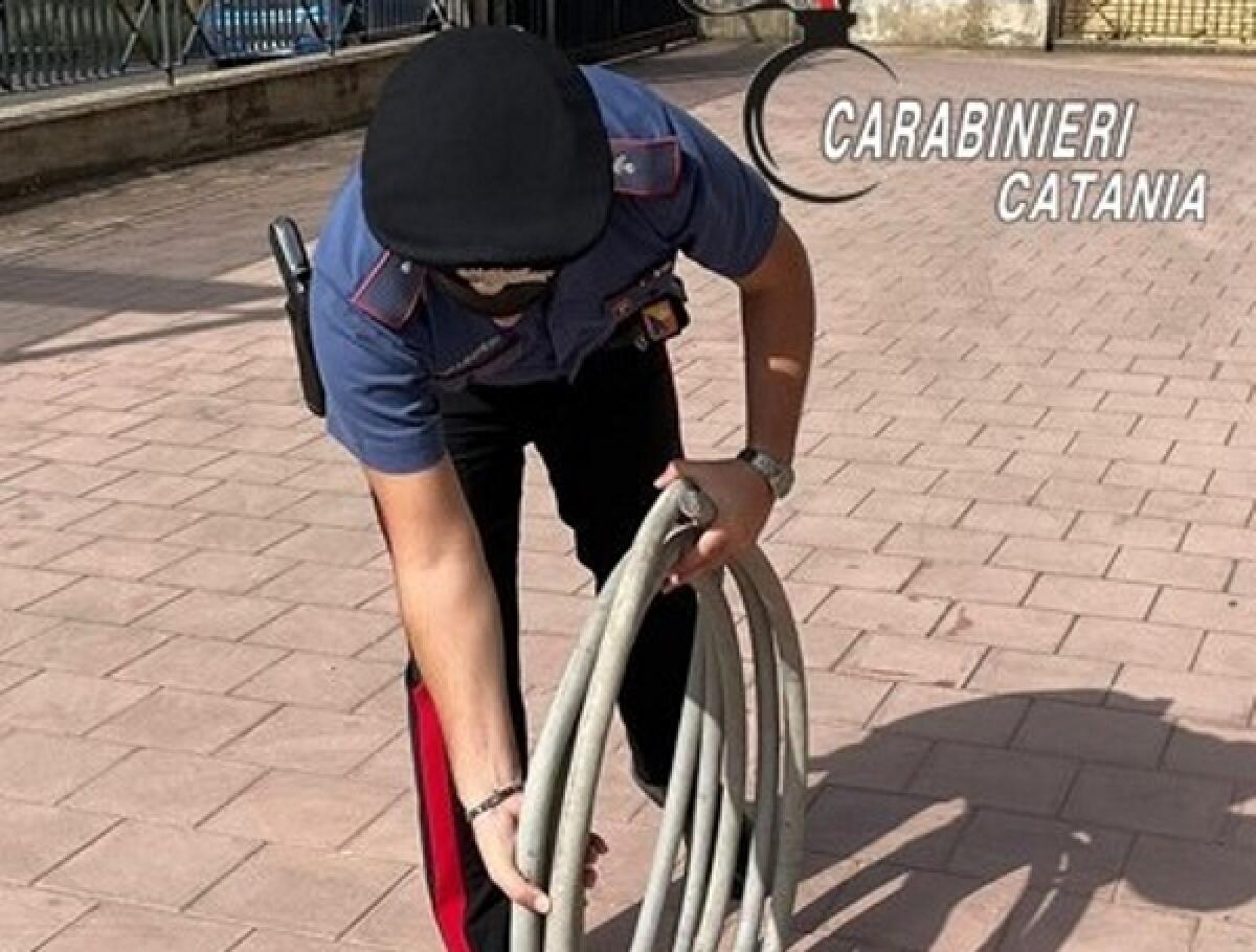 Caltagirone: tentato furto di rame, i Carabinieri denunciano un 60enne - 