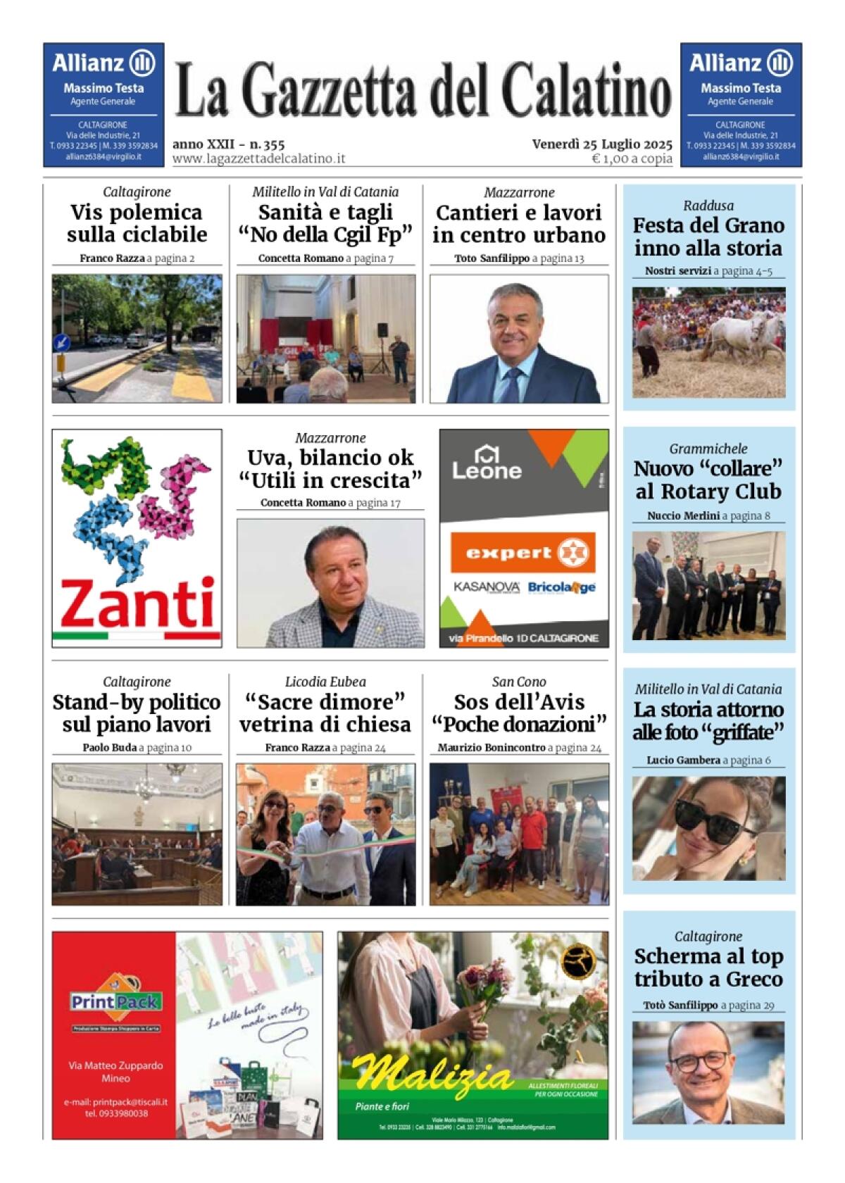 La Gazzetta del Calatino n° 355 - 