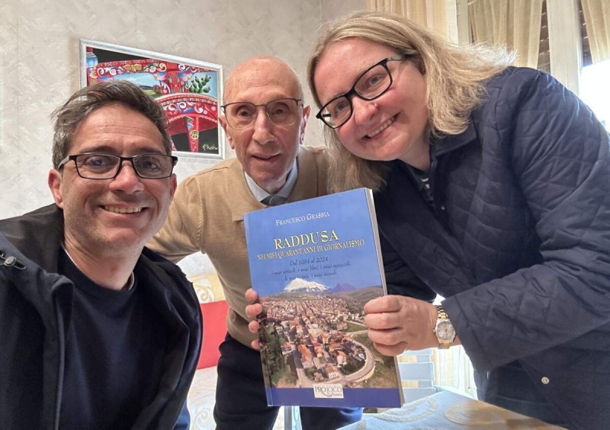 Raddusa: venerdì 12 settembre, al Centro Polifunzionale, la presentazione del libro in memoria di Francesco Grassia - 