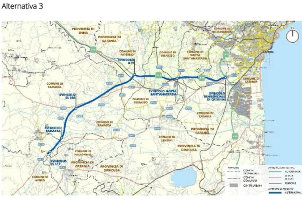 Mineo: l'amministrazione comunale convoca un incontro pubblico, lunedì 15 settembre, per discutere il futuro collegamento stradale Catania-Gela - 